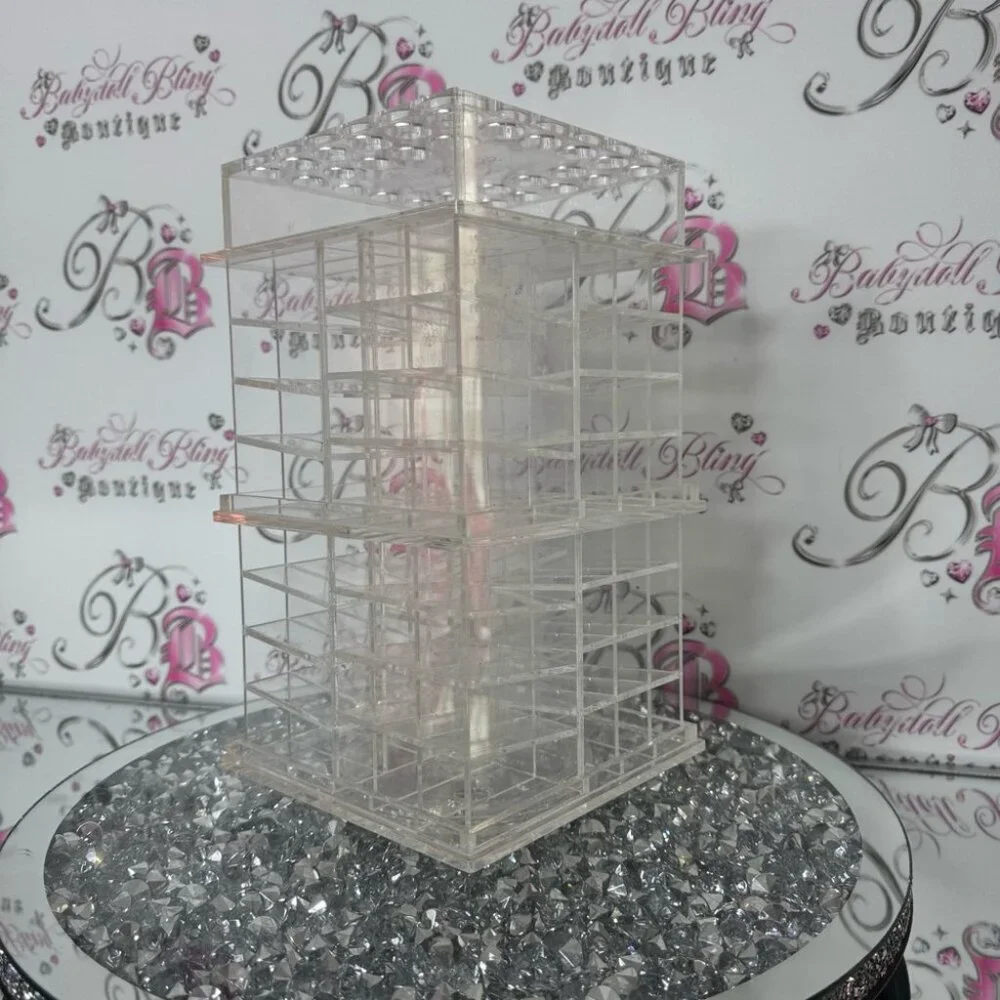 Impressions vanity Makeup Organizer holder lipstick lipgloss Clear Acrylic